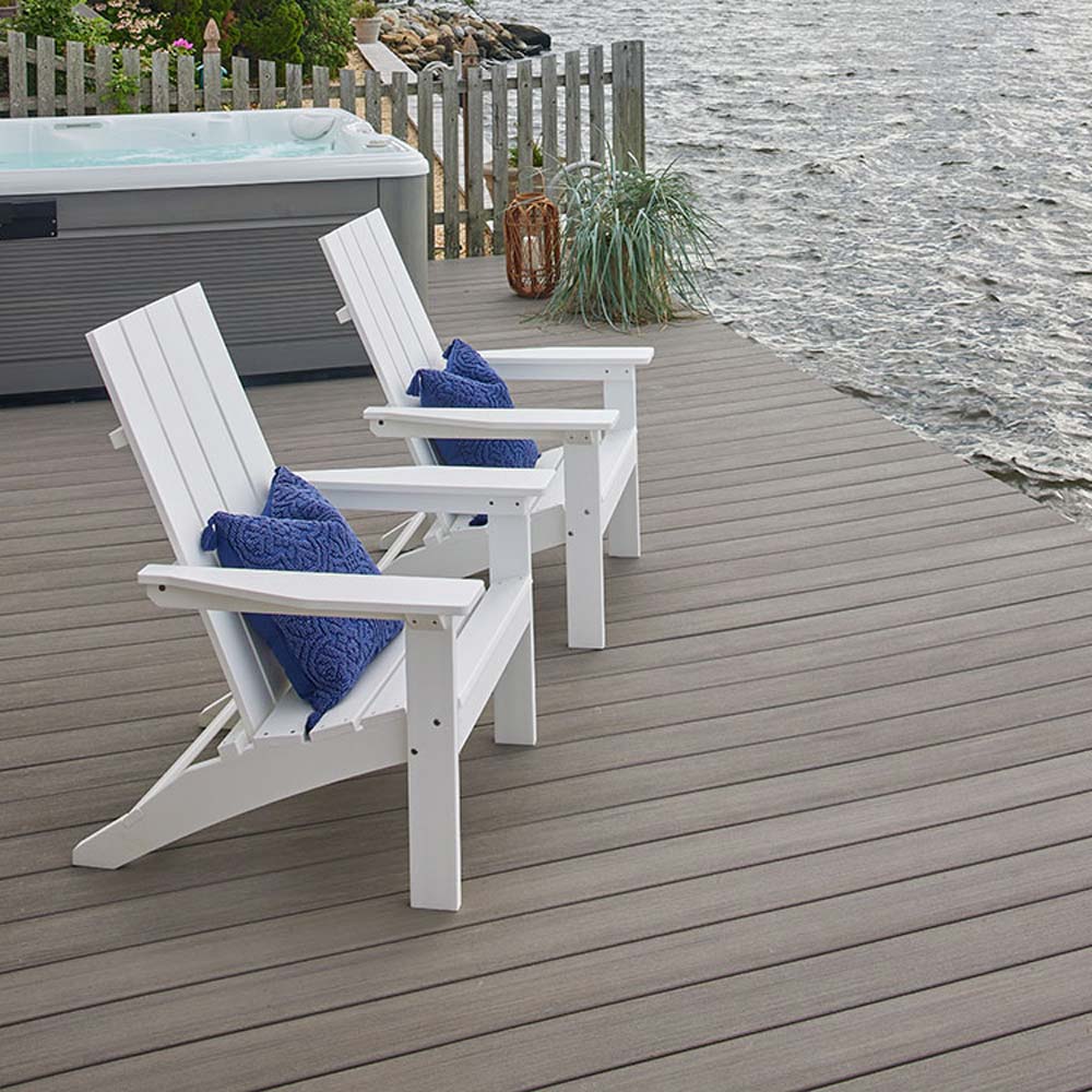 Advantage Decking is eco-friendly, durable and mold and mildew repellent. We build custom docks, decks, steps, walkways, gazebos, and fences made of Advantage Decking. There are a variety of colors and grain options available.