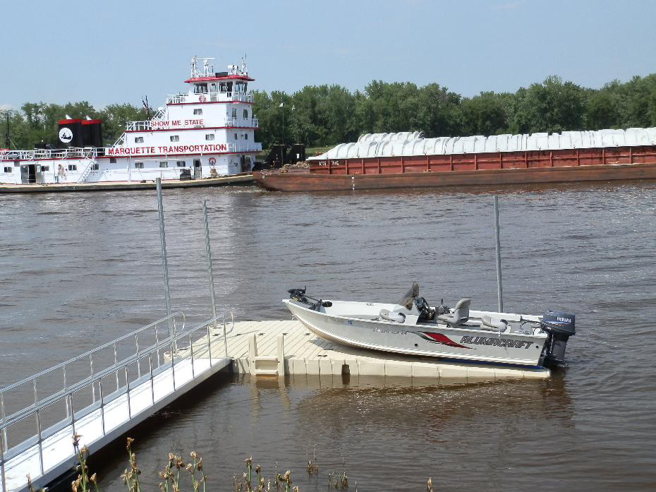 EZ Dock Boat Port with side extensions